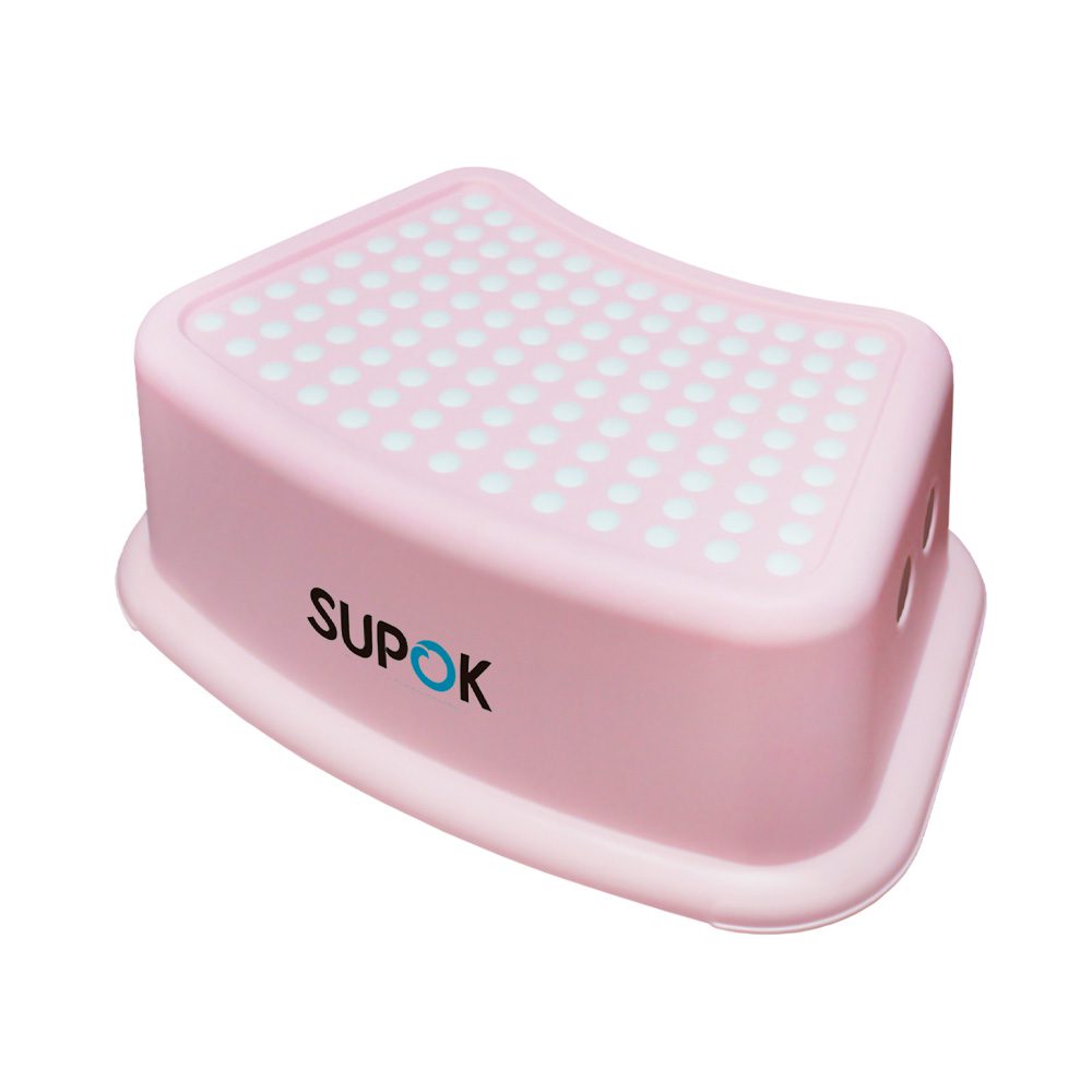 15397366730-supok-rosa.jpg Supok Banquinho Antiderrapante Rosa - Imagem 1