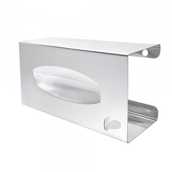 15398790169-portamascaras.jpg PORTA MASCARAS INOX – SUPORTE EM AÇO INOX PARA CAIXA DE MASCARAS DESCARTAVEIS - Imagem 1