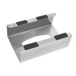 PORTA MASCARAS INOX – SUPORTE EM AÇO INOX PARA CAIXA DE MASCARAS DESCARTAVEIS - Imagem 4