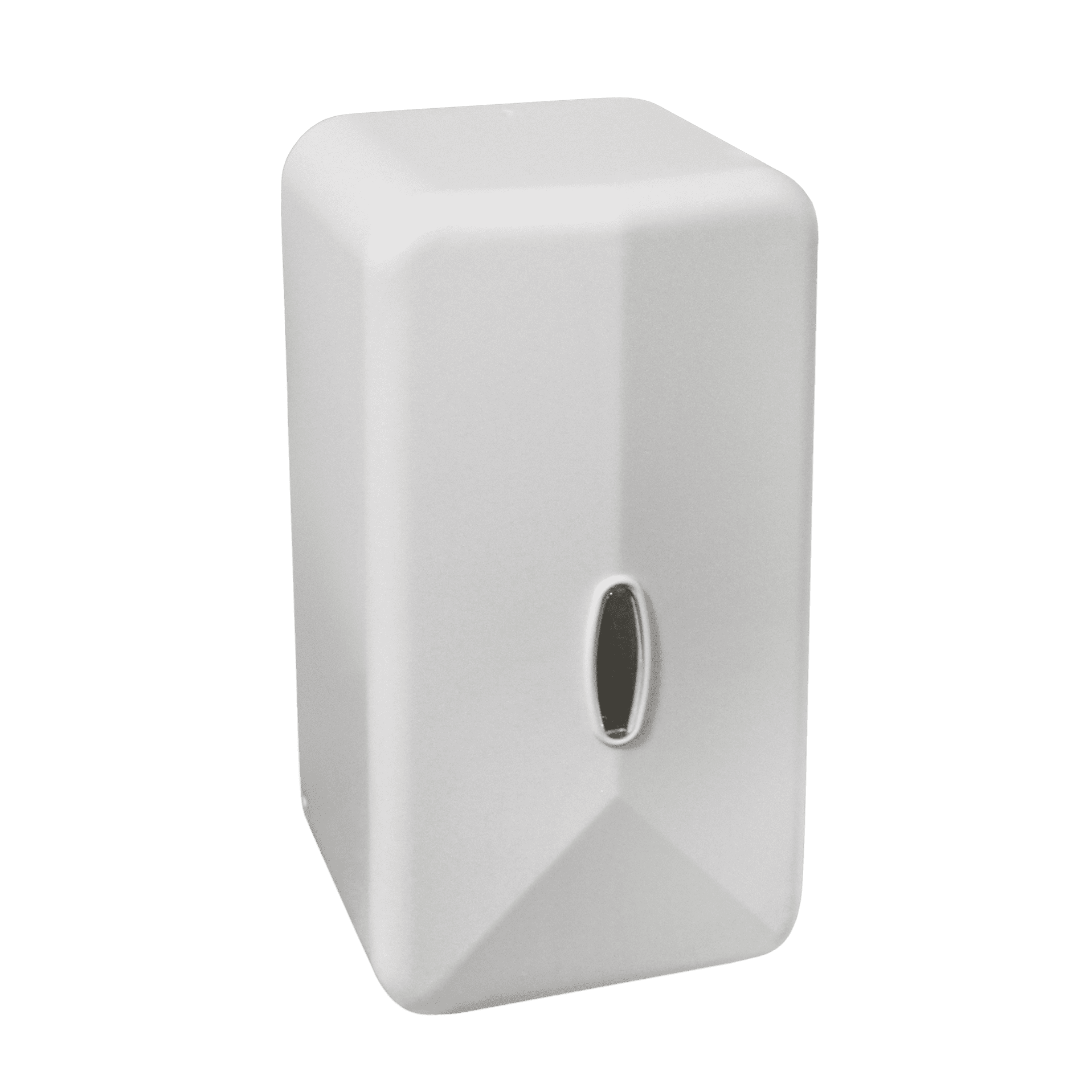 15398873942-caicai-higia-branco-1.png CAICAI HIGIA BRANCO – DISPENSER PLASTICO DE PAREDE PARA PAPEL HIGIENICO INTERFOLHADO - Imagem 1