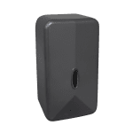 CAICAI HIGIA PRETO– DISPENSER PLASTICO DE PAREDE PARA PAPEL HIGIENICO INTERFOLHADO