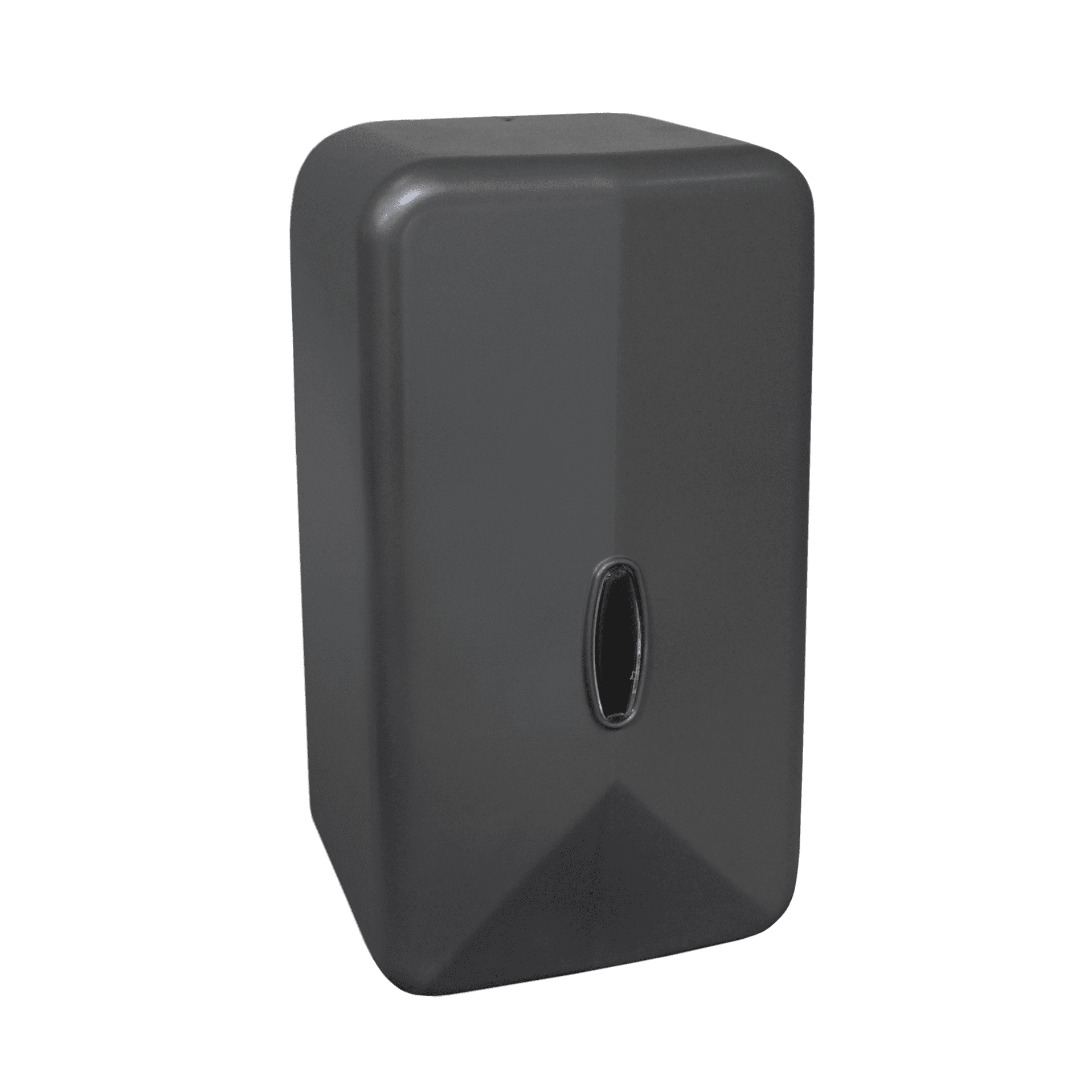 15398874922-caicai-higia-preto-1.png CAICAI HIGIA PRETO– DISPENSER PLASTICO DE PAREDE PARA PAPEL HIGIENICO INTERFOLHADO - Imagem 1