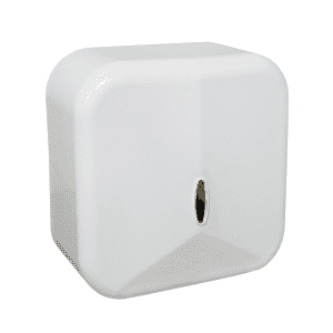 PORTA ROLAO HIGIA BRANCO – DISPENSER PLASTICO DE PAREDE PARA PAPEL HIGIENICO