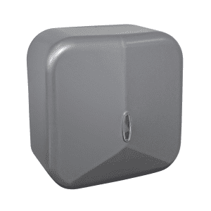 PORTA ROLAO HIGIA GRAFITE – DISPENSER PLASTICO DE PAREDE PARA PAPEL HIGIENICO