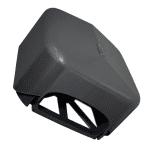 PORTA ROLAO HIGIA PRETO – DISPENSER PLASTICO DE PAREDE PARA PAPEL HIGIENICO - Imagem 2