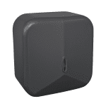 PORTA ROLAO HIGIA PRETO – DISPENSER PLASTICO DE PAREDE PARA PAPEL HIGIENICO