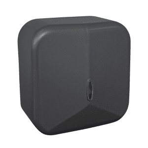 PORTA ROLAO HIGIA PRETO – DISPENSER PLASTICO DE PAREDE PARA PAPEL HIGIENICO