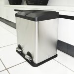 LIXEIRA DUPLA 30L INOX – PEDAL E BALDE REMOVIVEL - Imagem 2