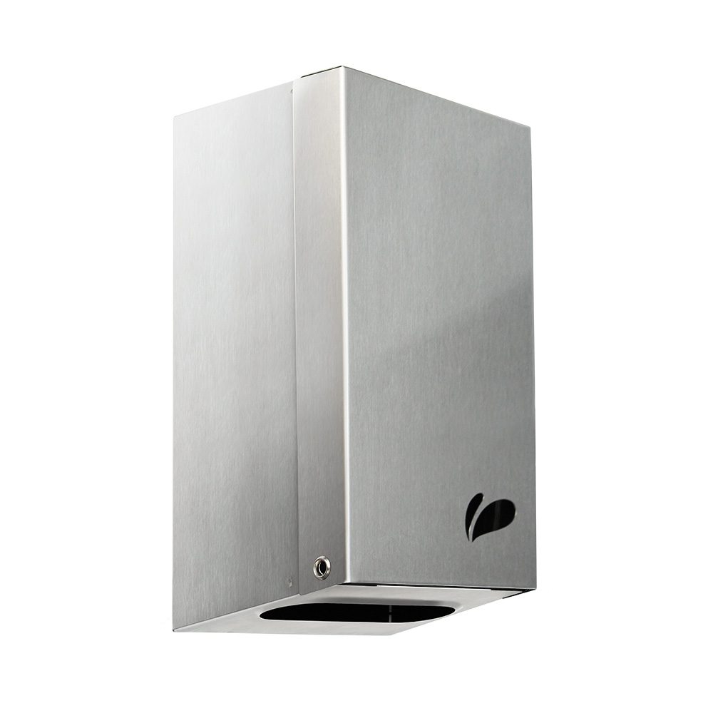 15398928339-caicai-quadra-01.jpg CAICAI QUADRA – DISPENSER DE PAREDE PARA PAPEL HIGIENICO INTERFOLHADO POLIDO - Imagem 1