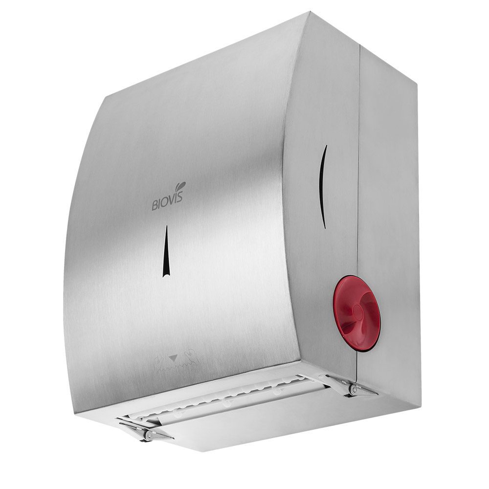 15398933061-15398932123-15398930980-toalheiro-autocorte-noble-01.jpg TOALHEIRO AUTOCORTE NOBLE – DISPENSER PARA PAPEL TOALHA EM BOBINA - Imagem 1