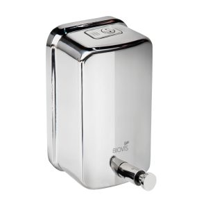 SABONETEIRA VISIUM 1300ML – INOX ESCOVADO SABONETE/ALCOOL GEL SEM VISOR