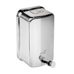 SABONETEIRA VISIUM 1300ML – INOX ESCOVADO SABONETE/ALCOOL GEL SEM VISOR - Imagem 2